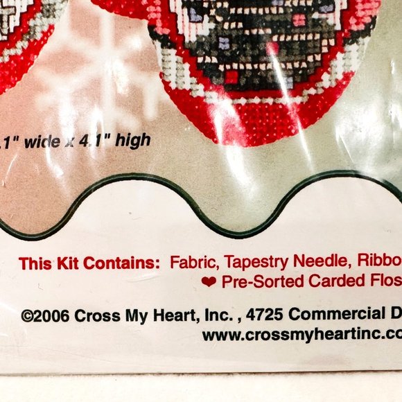 CROSS MY HEART Counted Cross Stitch Kit - 5 Mitten Designs - New/Sealed (2006) - Picture 4 of 8